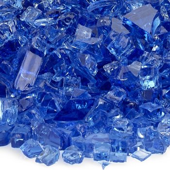 (image for) 1/4" Cobalt Blue Fire Glass