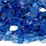 (image for) 1/4" Cobalt Reflective Fire Glass