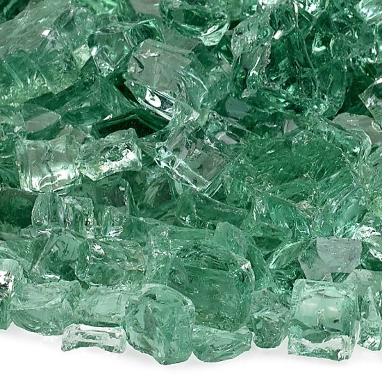 (image for) 1/2" Evergreen Fire Glass - Click Image to Close