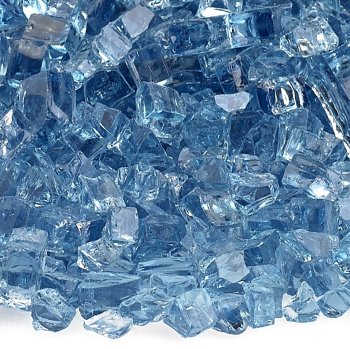 (image for) 1/4" Pacific Blue Fire Glass