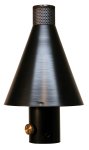(image for) Black Cone Style gas Tiki Torch Head