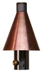 (image for) Copper Cone Style Gas Tiki Torch Head