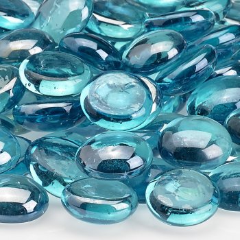 (image for) Aqua Blue Luster Firebeads