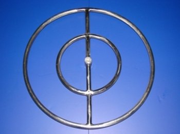 (image for) 24" Round High Capacity Stainless Steel Fire Ring