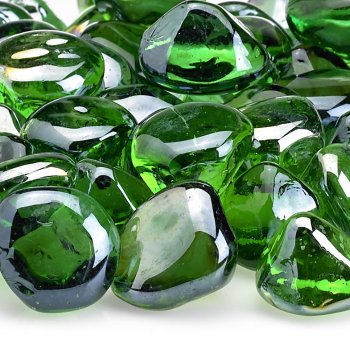 (image for) Shamrock Green Luster Zircon Fire Glass