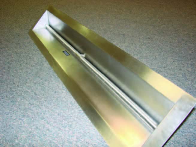 (image for) 24" Stainless Steel Trough Burner - Click Image to Close