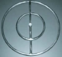 (image for) 24" Round Black Steel Fire Ring - FR