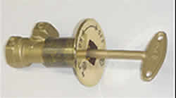 (image for) Angled Brass Key Valve Kit