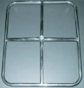 12" Rectangle Stainless Steel Fire Ring - FRSR - Click Image to Close