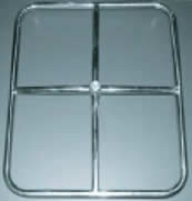 (image for) 12" Rectangle Stainless Steel Fire Ring - FRSR - Click Image to Close