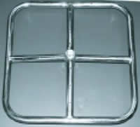(image for) 12" Square Stainless Steel Fire Ring - FRSSQ - Click Image to Close