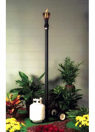 (image for) Curled Finger-Style Portable Gas Tiki Torch - Click Image to Close